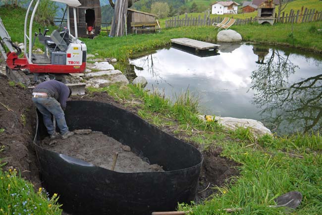 Bambus Rhizomensperre, Höhe: 70 cm