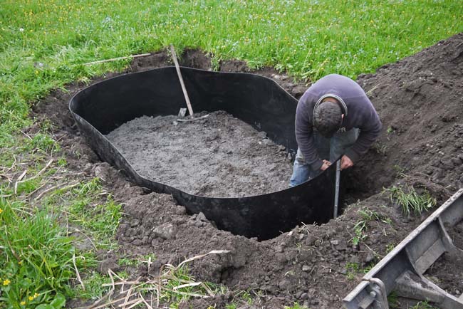 Bambus Rhizomensperre, Höhe: 70 cm